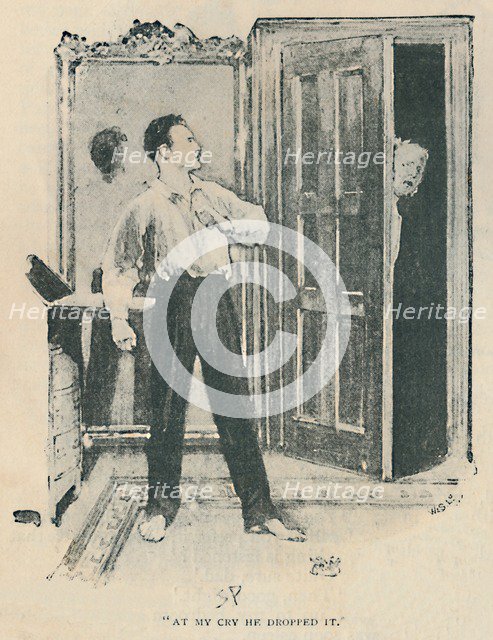'At My Cry He Dropped It', 1892. Artist: Sidney E Paget.