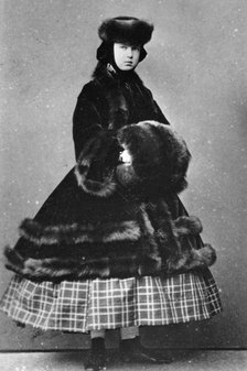 Grand Duchess Maria Alexandrovna of Russia, c1861-c1865. Artist: Unknown