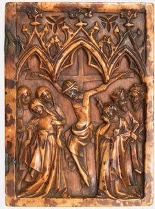 Right Wing of a Diptych with Crucifixion, French (?), first half 14th century. Creator: Unknown.