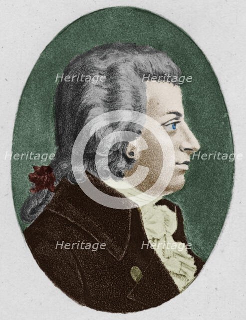 'Mozart.', 1895. Creator: Unknown.