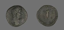 Sestertius (Coin) Portraying Emperor Commodus, 189. Creator: Unknown.