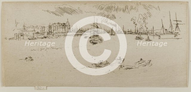 Tilbury, 1887. Creator: James Abbott McNeill Whistler.