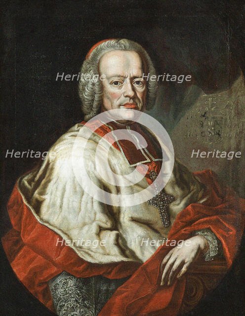 Portrait of Siegmund III Christoph Graf von Schrattenbach (1698-1771), Prince-Archbishop of Salzburg Creator: Anonymous.