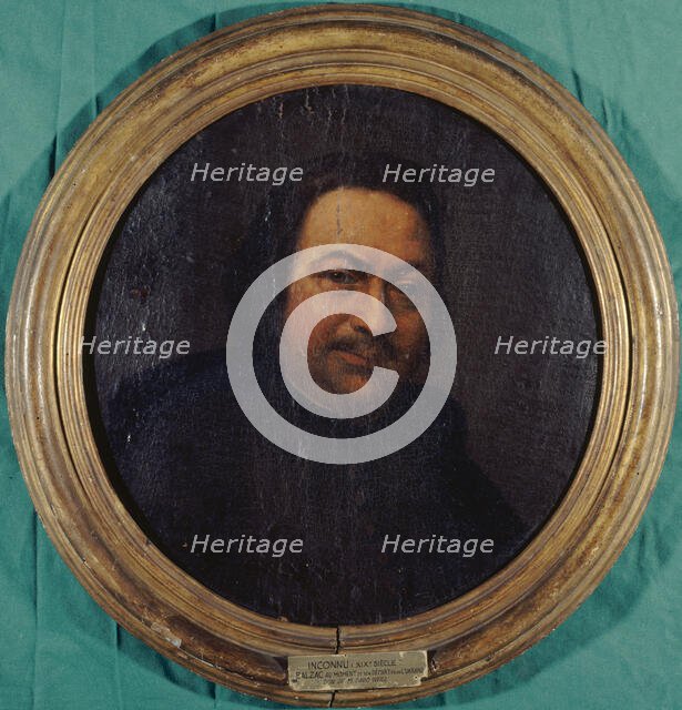 Presumed portrait of Honoré de Balzac (1799-1850), writer, c1845. Creator: Unknown.