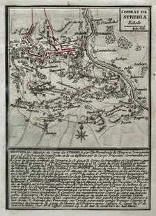 Seven Years War (1756-1763): Third Silesian War - Battle of Strehla (August 20, 1760), 1765. Creator: Jean de Beaurain.