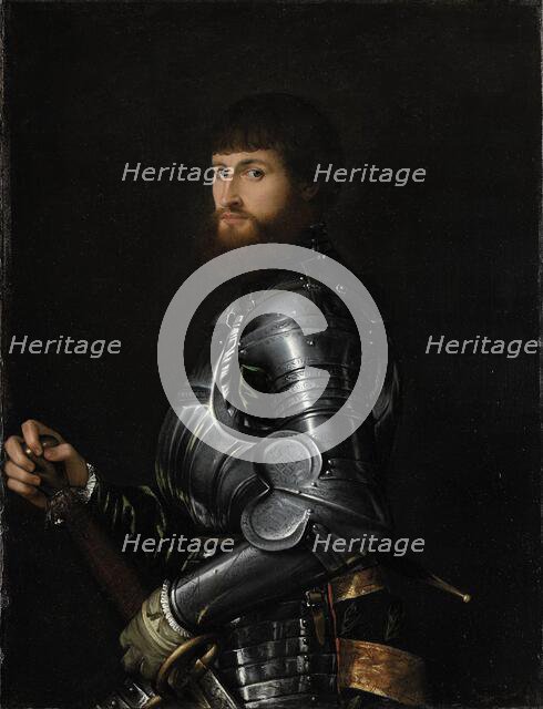 Portrait of a Nobleman in Armor, 1540-1560. Creator: Anon.
