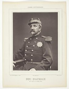 Duc D'Aumale, 1876/78.  Creator: Eugène Appert.