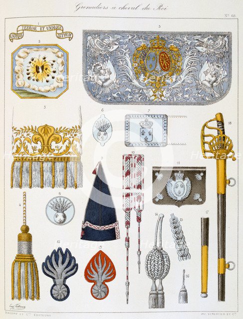 Grenadiers à Cheval du Roi, Insignia Artist: Eugene Titeux