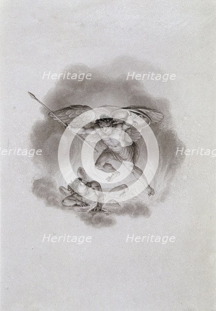 Satan and Beelzebub in Hell, c1799. Artist: Edward Francis Burney