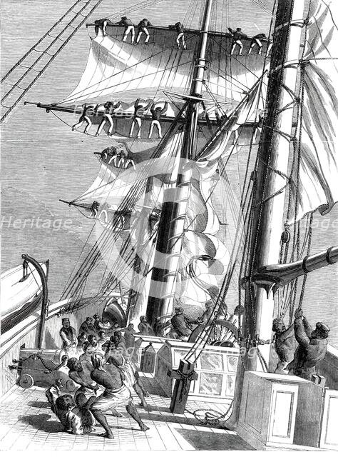 The Livingstone Expedition in Africa - H.M.S. "Lynx"..., 1860. Creator: Unknown.