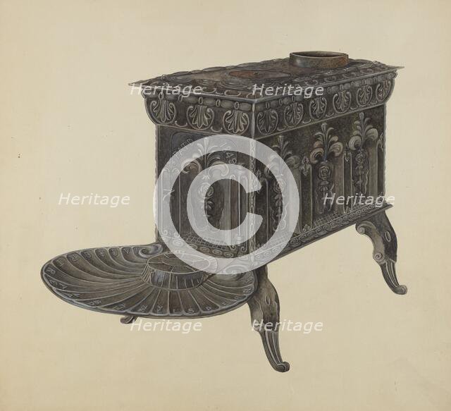 Foot Stove, c. 1942. Creator: Quackenbush, Lloyd.