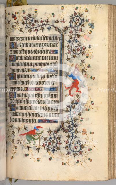 Hours of Charles the Noble, King of Navarre (1361-1425): fol. 181r, Text, c. 1405. Creator: Master of the Brussels Initials and Associates (French).