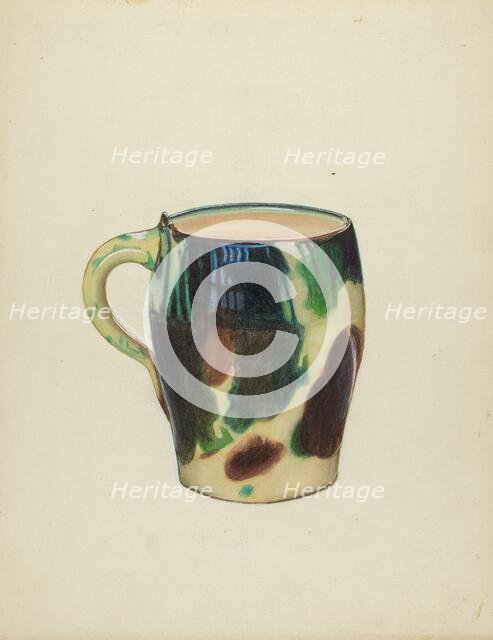 Large Mug, c. 1936. Creator: Mina Lowry.