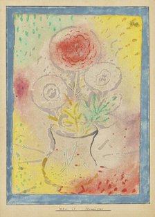 Flower Glass, 1924. Creator: Klee, Paul (1879-1940).