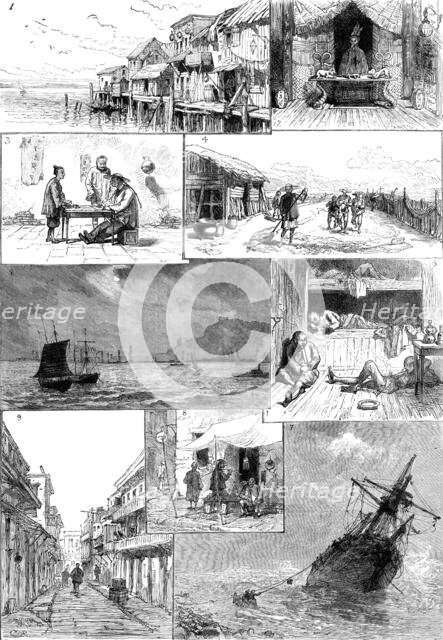 The Chinese in San Francisco, 1880. Creator: Unknown.