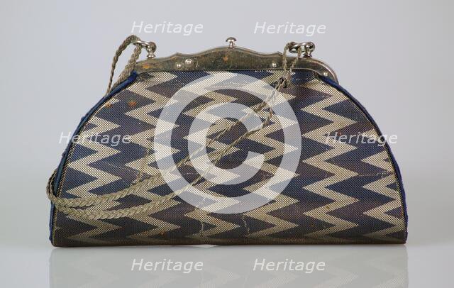 Bag, French, ca. 1865. Creator: Unknown.