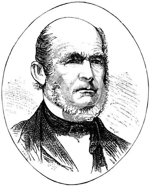 Heber Kimball, leading member of the Mormon movement, (c1880). Artist: Unknown