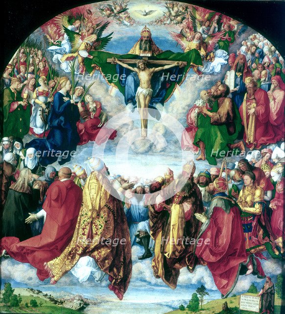'The Adoration of the Trinity' (The Landauer Altarpiece), 1511. Artist: Albrecht Dürer