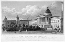 University College, Gower Street, London, 1828. Artist: W Wallis