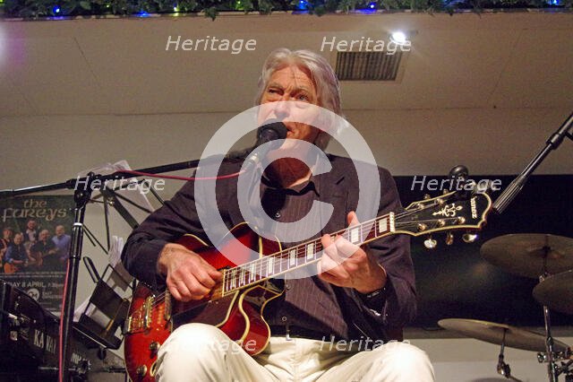 Nils Solberg, East Grinstead Jazz Club, Apron Café, Chequer Mead Theatre, West Sussex, April 2025. Creator: Brian O'Connor.