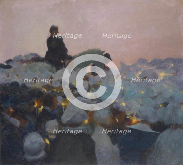 Pardon in Brittany, 1896. Creator: Gaston la Touche.