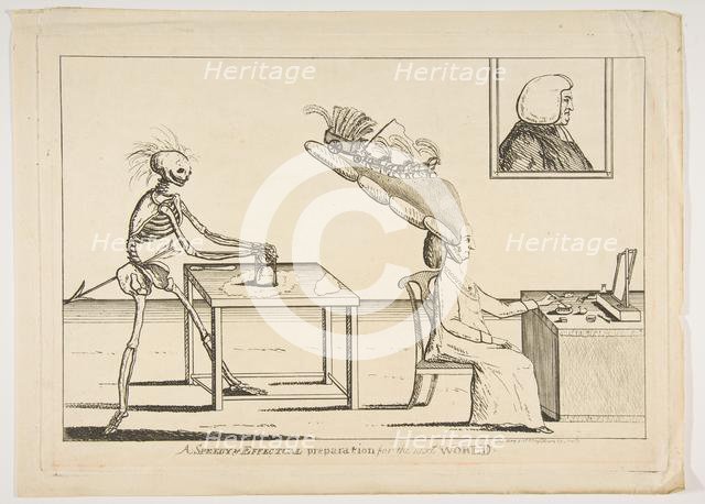 A Speedy & Effectual Preparation for the Next World, May 1, 1777. Creator: Matthew Darly.