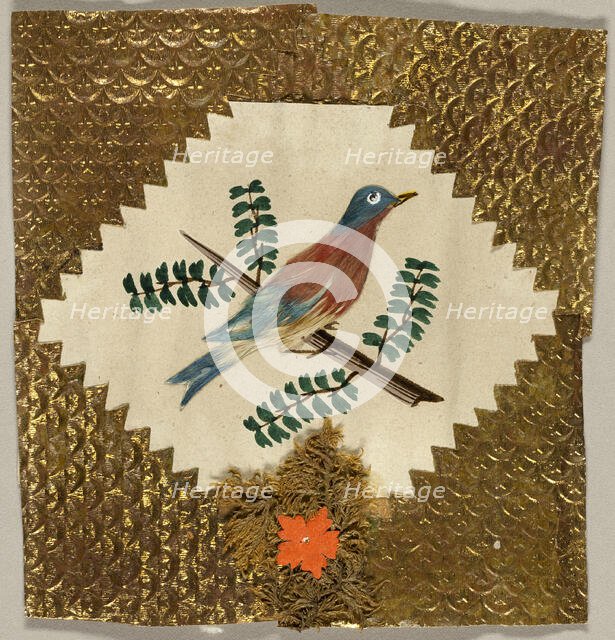 Untitled Valentine (Robin on a Branch), n.d. Creator: Unknown.