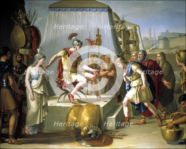 The continence of Scipio', oil on canvas.