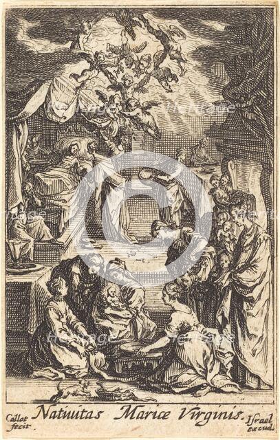 The Birth of the Virgin, in or after 1630. Creator: Jacques Callot.