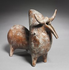 Spouted Zebu Vessel, c. 1000 BC. Creator: Unknown.