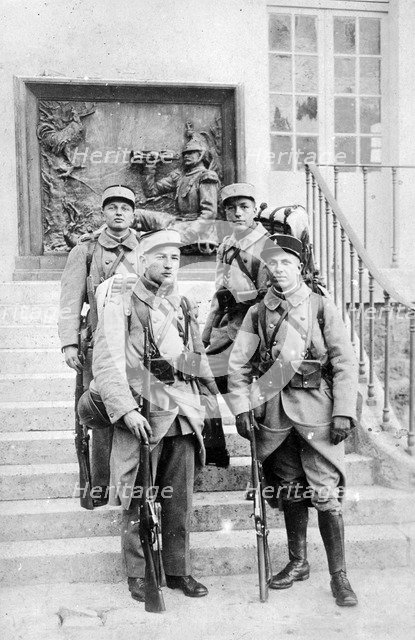 French Foreign Legionnaires, Algeria, c1910. Artist: Unknown