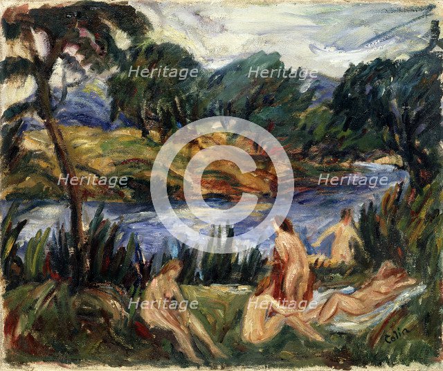 'Women at the River', 19th or early 20th century.  Artist: Gustave Colin