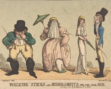 Walking Sticks and Round-A-Bouts for the Year 1801, May 8, 1801., May 8, 1801. Creator: Thomas Rowlandson.