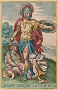 Simeon, c. 1585. Creator: Johann Sadeler I.