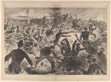 The War for the Union, 1862 - A Bayonet Charge (Harper's Weekly, Vol. VII), July 12, 1862. Creator: Unknown.
