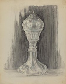Lamp, 1936. Creator: Burrell.