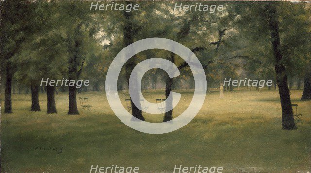 Kensington Gardens, c1890. Artist: Paul Fordyce Maitland.