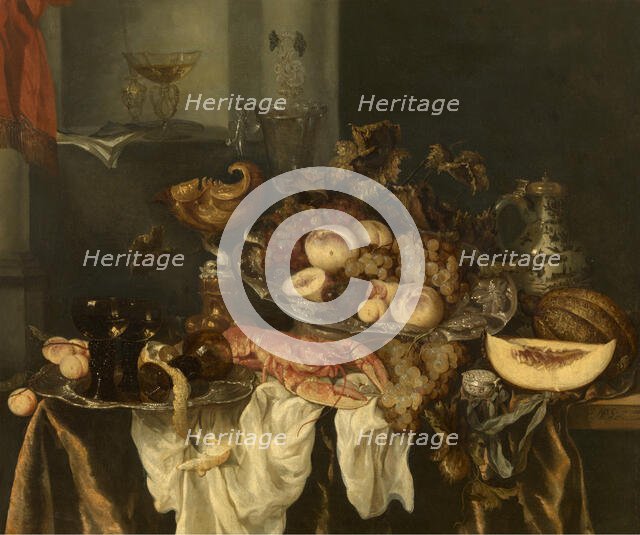 Still Life, mid-late 17th century. Creator: Abraham van Beyeren.