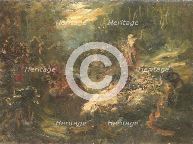 The forest preacher, 1880-1905.  Creator: Jan Zürcher.