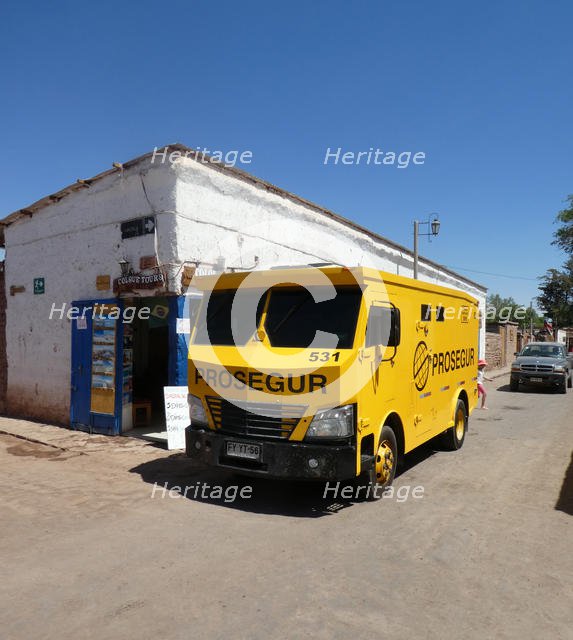 Prosegur security lorry, Chile 2019. Creator: Unknown.