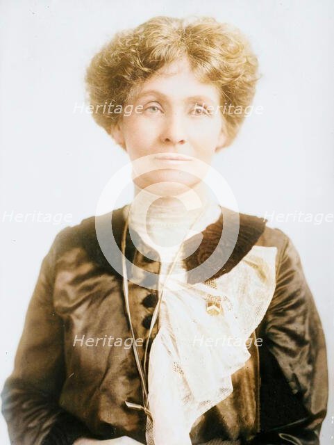 Mrs. Emmeline Pankhurst, 1912. Creator: Bain News Service.