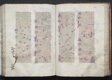 The Gotha Missal: Fol. 103v, Text, c. 1375. Creator: Master of the Boqueteaux (French); Workshop, and.