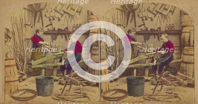 The Young Coopers, about 1860. Creator: London Stereoscopic & Photographic Co.