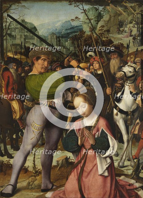 The Martyrdom of Saint Catherine of Alexandria, 1500-1510. Creator: Jan Provoost.
