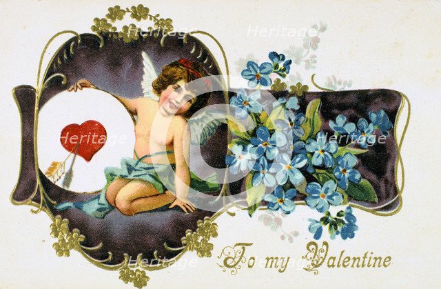 'To My Valentine', American Valetine card, 1907. Artist: Anon