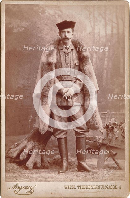 Rudolf, Crown Prince of Austria (1858-1889), 1889. Creator: Angerer, Victor (1839-1894).