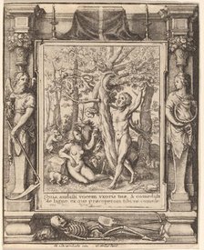 Garden of Eden, 1651. Creator: Wenceslaus Hollar.