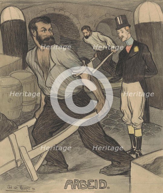 Labour, 1899. Creator: Jan de Waardt.