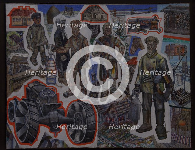 New Life, 1932. Artist: Evgrafov, Nikolay Ivanovich (1904-1941)