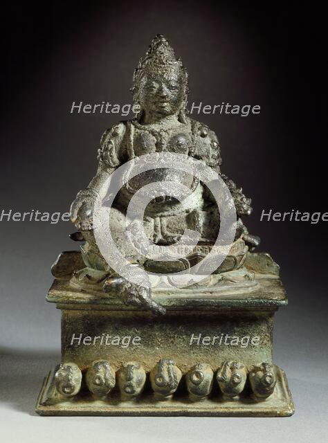 Kubera, The God of Riches, early 9th century. Creator: Unknown.